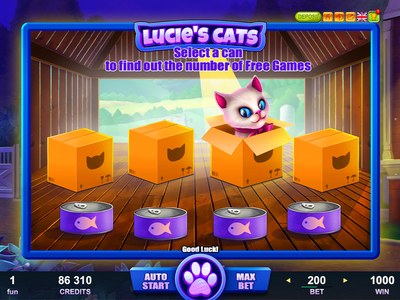 Слот Lucies Cats производителя Belatra Games